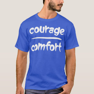 Camiseta Coragem Sobre Conforto Matemático Pun Optimitic Sl