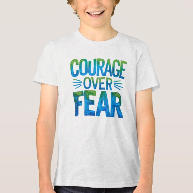 Camiseta Coragem sobre o medo (Frente)