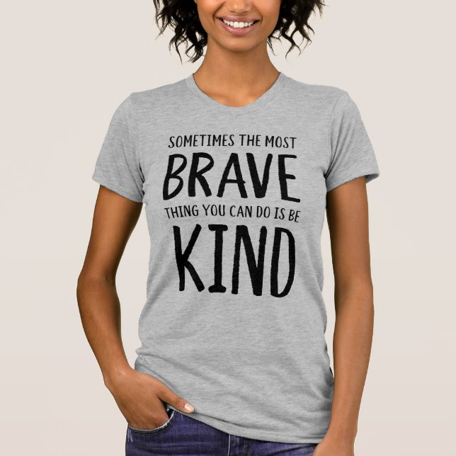 Camiseta Corajoso e gentil (Frente)