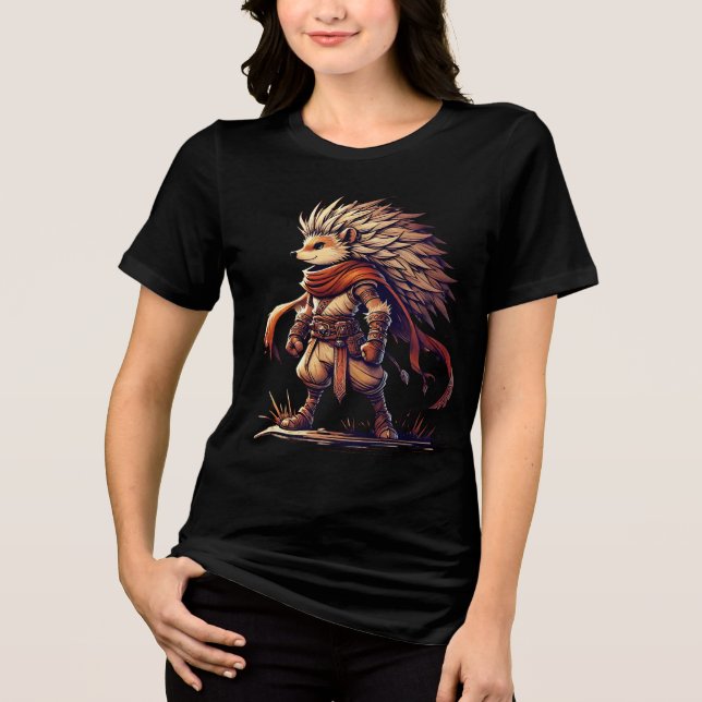 Camiseta Corajoso Hedgehog Duskwalker (Frente)