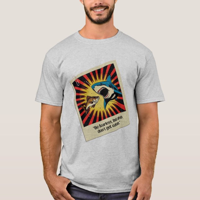 Camiseta Corajoso, mas realista (Frente)