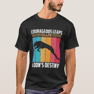 Camiseta Corajoso salta o destino de um não