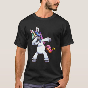 Camiseta Corajoso Unicórnio Mágico Para Meninas