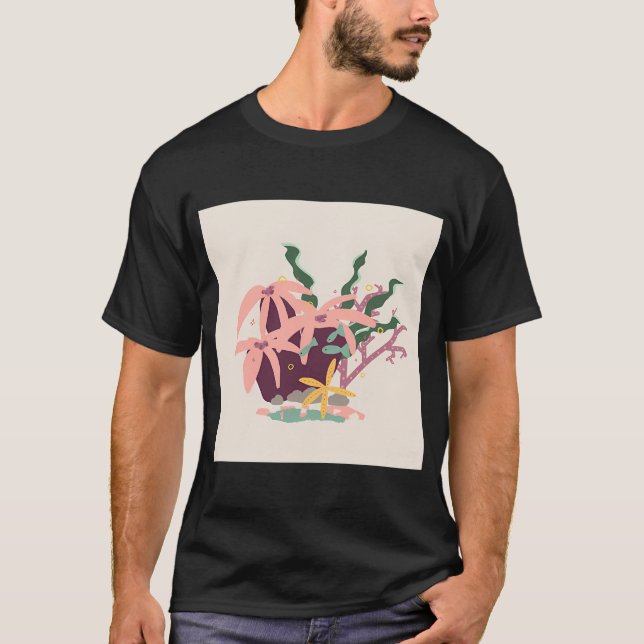 Camiseta Coral e peixes (Frente)