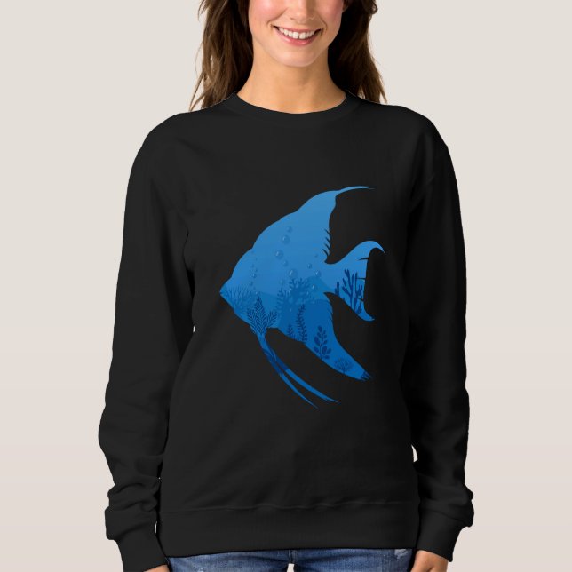 Camiseta Coral Reef Aquarium Angelfish (Frente)