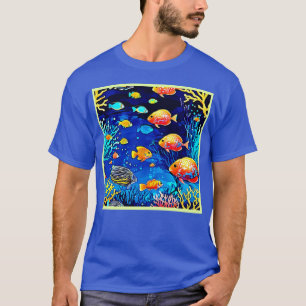 Camiseta Coral Reef Fish Art