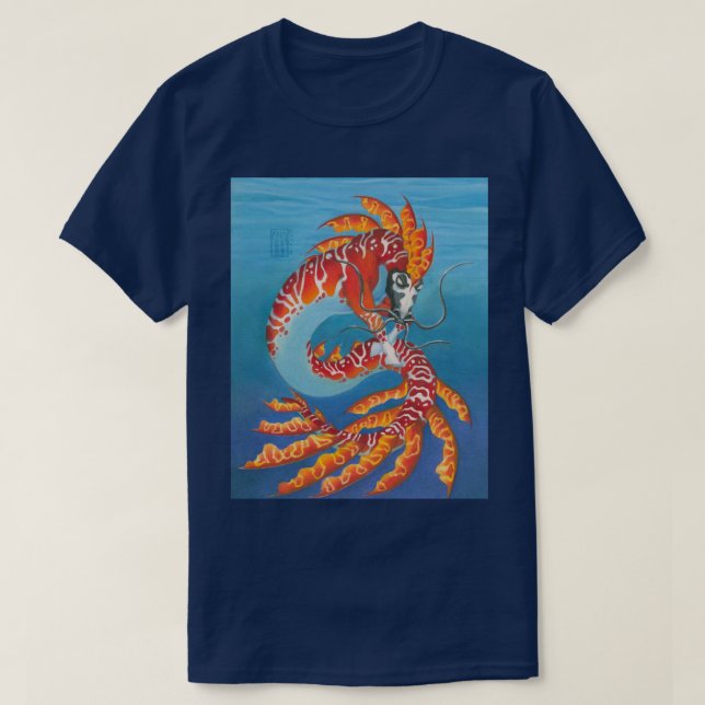 Camiseta Coral Reef Kelpi (Frente do Design)