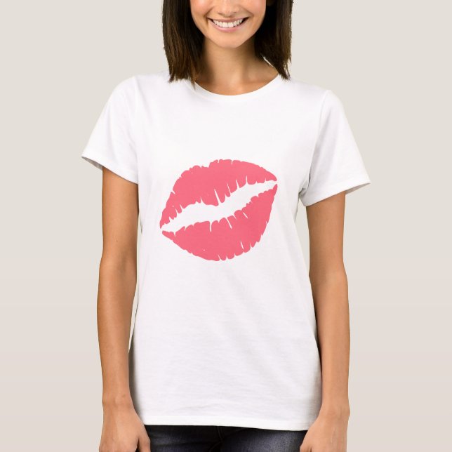 Camiseta Coral Rosa Claro (Frente)