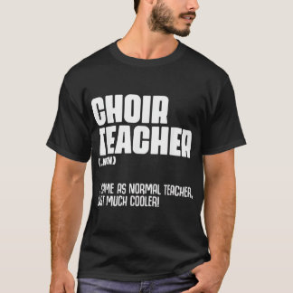 Camiseta Coral Teacher Definition Funny Banda Diretor Singe