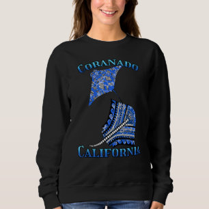 Camiseta Coranado California Vacation Tribal Stingray