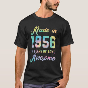 Camiseta Corante de 66 anos feito em 1956 66º aniversário
