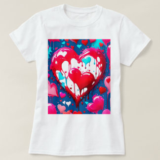 Camiseta Corazones derretidos
