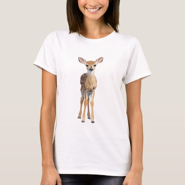 Camiseta Corça da Floresta Silenciosa (Frente)