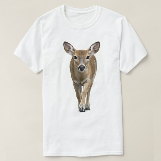 Camiseta Corça se Aproximando (Frente do Design)