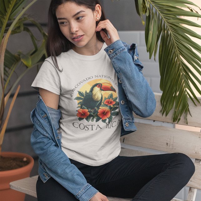 Camiseta Corcovado Costa Rica Toucan (Criador carregado)