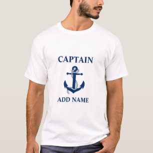 Camiseta Corda de Âncora do Capitão Náutico