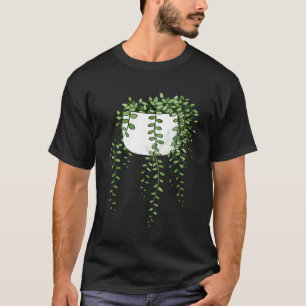 Camiseta Corda De Pérolas Miçangas Curio Rowleyanus Flor
