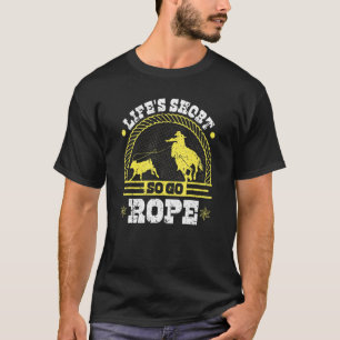 Camiseta Corda de Roping Breakaway, Cowgirl Rodeio Bezerro