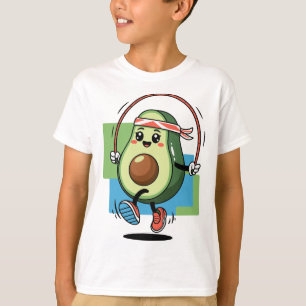 Camiseta Corda de Salto Avocado Cute - Malhação Kawaii