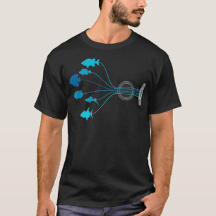 Camiseta Corda de Violão, Violão Acústico, Guitarra Mens