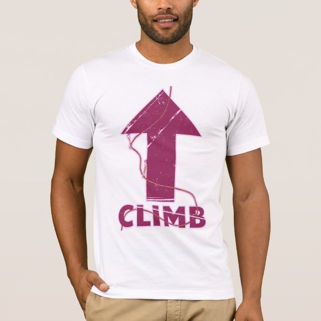 Camiseta Corda escalada do topo (Frente)