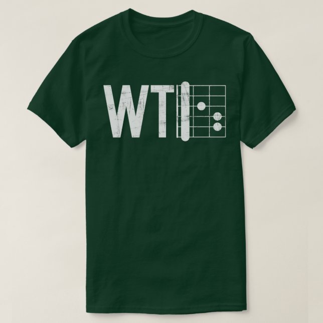 Camiseta Corda F do Violão WTF (Frente do Design)