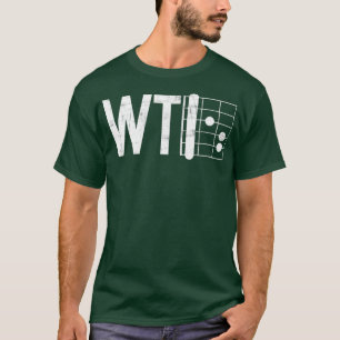 Camiseta Corda F do Violão WTF