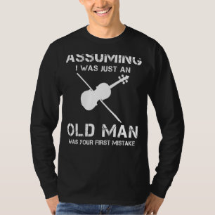 Camiseta Corda junto com riso: Violino Tee que Ataca