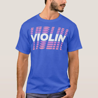 Camiseta corda musical violino