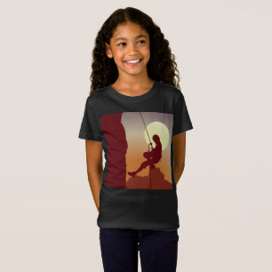 Camiseta Corda Sube Em Montanha Geométrica