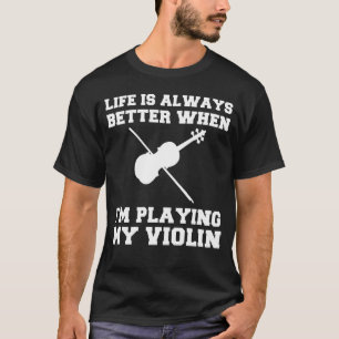 Camiseta Cordas de Alegria: vive sinfonia com meu violino!