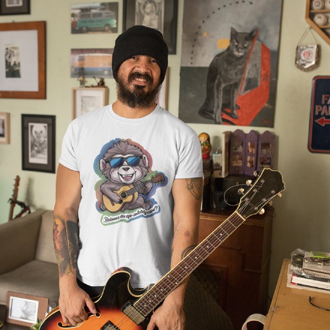 Camiseta Cordas de Destruição Funky Baboon (Criador carregado)