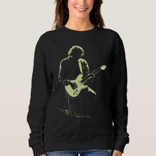 Camiseta Cordas de Solidão Elétrica no Silêncio Neon Escuro
