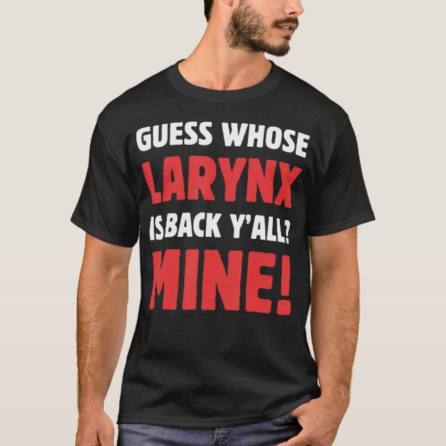 Camiseta Cordas Vocais Divertidas E Laringite (Frente)