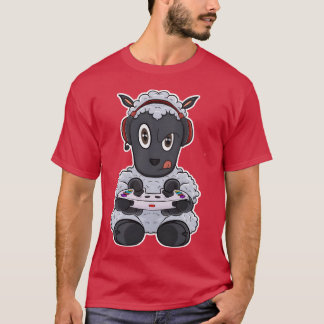 Camiseta Cordeiro Com Controle De Jogos I Jogos Divertidos 