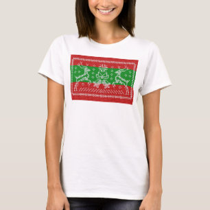 Camiseta Cordéis de camisolas e camisolas do Xmas