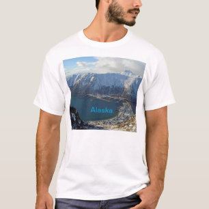 Camiseta Cordilheira do Alasca e Cidade Abaixo