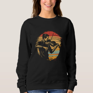 Camiseta Cordofone Trabalho de arte Violin Boy para Meninos