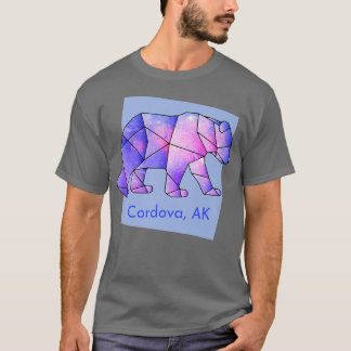 Camiseta Cordova AK Galaxy Bear Abstract Geometrical Animal