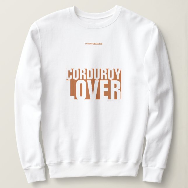 CAMISETA CORDUROY LOVER (Frente do Design)