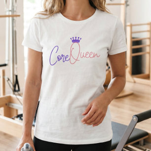 Camiseta Core Queen Pilates - Trabalho Forte e Ele