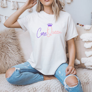 Camiseta Core Queen Pilates - Trabalho forte e Na