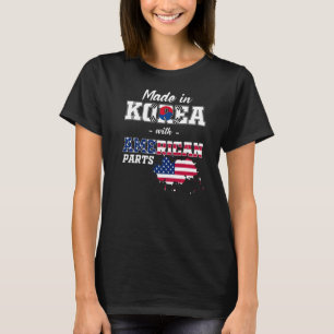 Camiseta Coreano Americano Ancestralidade Coreia do Sul EUA