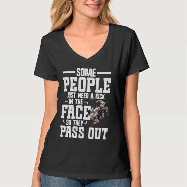 Camiseta Coreano Hapkido Uniform Martial Arts Stuff Belt Ha (Frente)