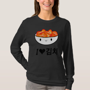 Camiseta Coreano I Love Kimchi For Kpop Ou Kdrama Fan