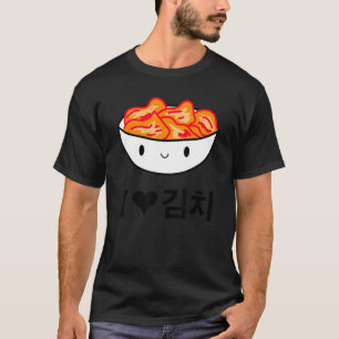 Camiseta Coreano I Love Kimchi For Kpop Ou Kdrama Fan