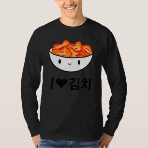 Camiseta Coreano I Love Kimchi For Kpop Ou Kdrama Fan