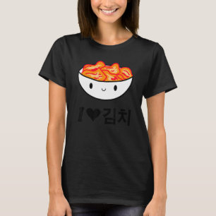 Camiseta Coreano I Love Kimchi For Kpop Ou Kdrama Fan