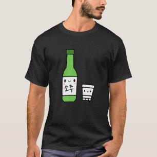 Camiseta Coreano I Love Soju Aestic Design