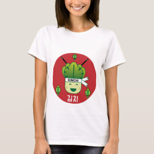 Camiseta Coreano Kimich Healthy Cabbage Comidas Apr